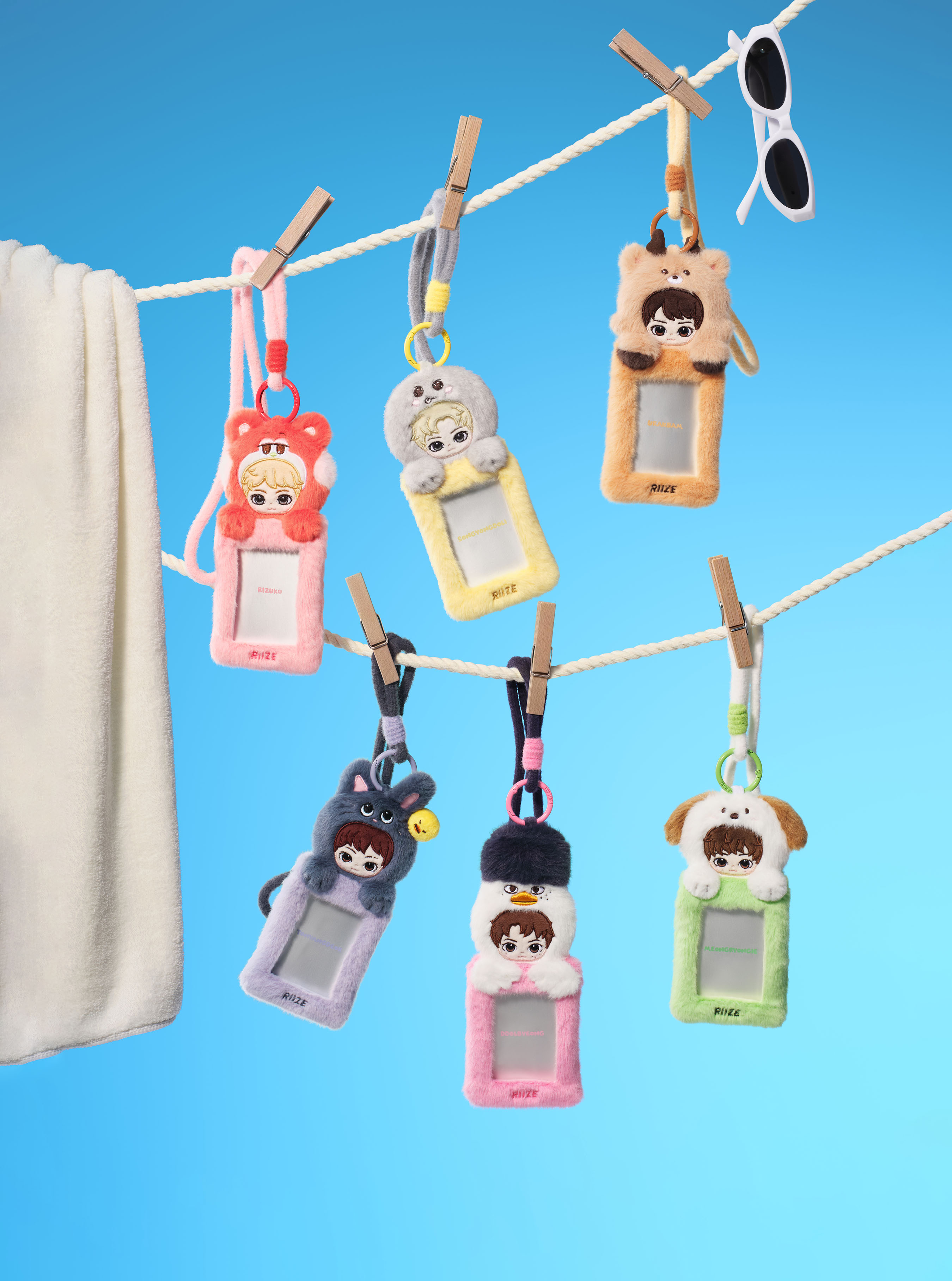 RIIZE Fluffy Club シリーズ カードホルダー