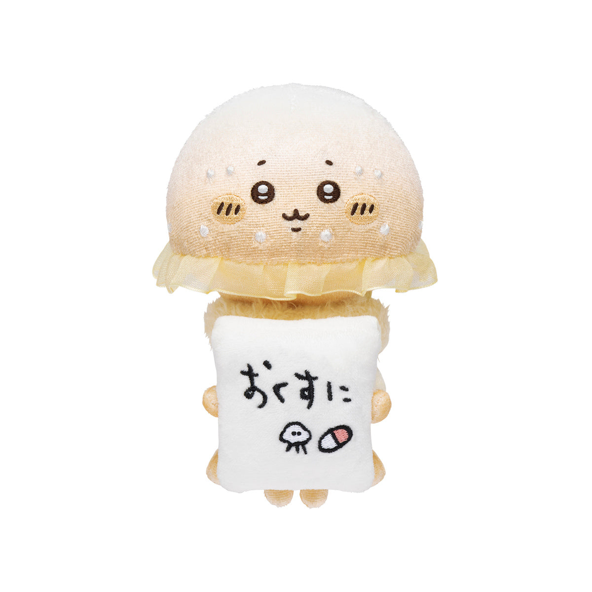 ナガノキャラクターズ デスクトップから見守るひっかけぬいぐるみ（タコクラゲ）
