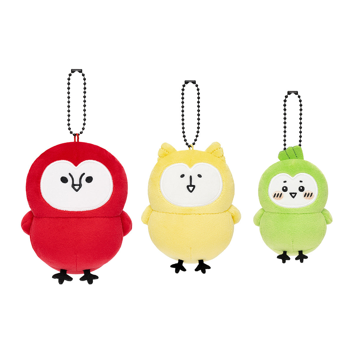 ナガノキャラクターズ 鳥の三兄弟マスコットセット