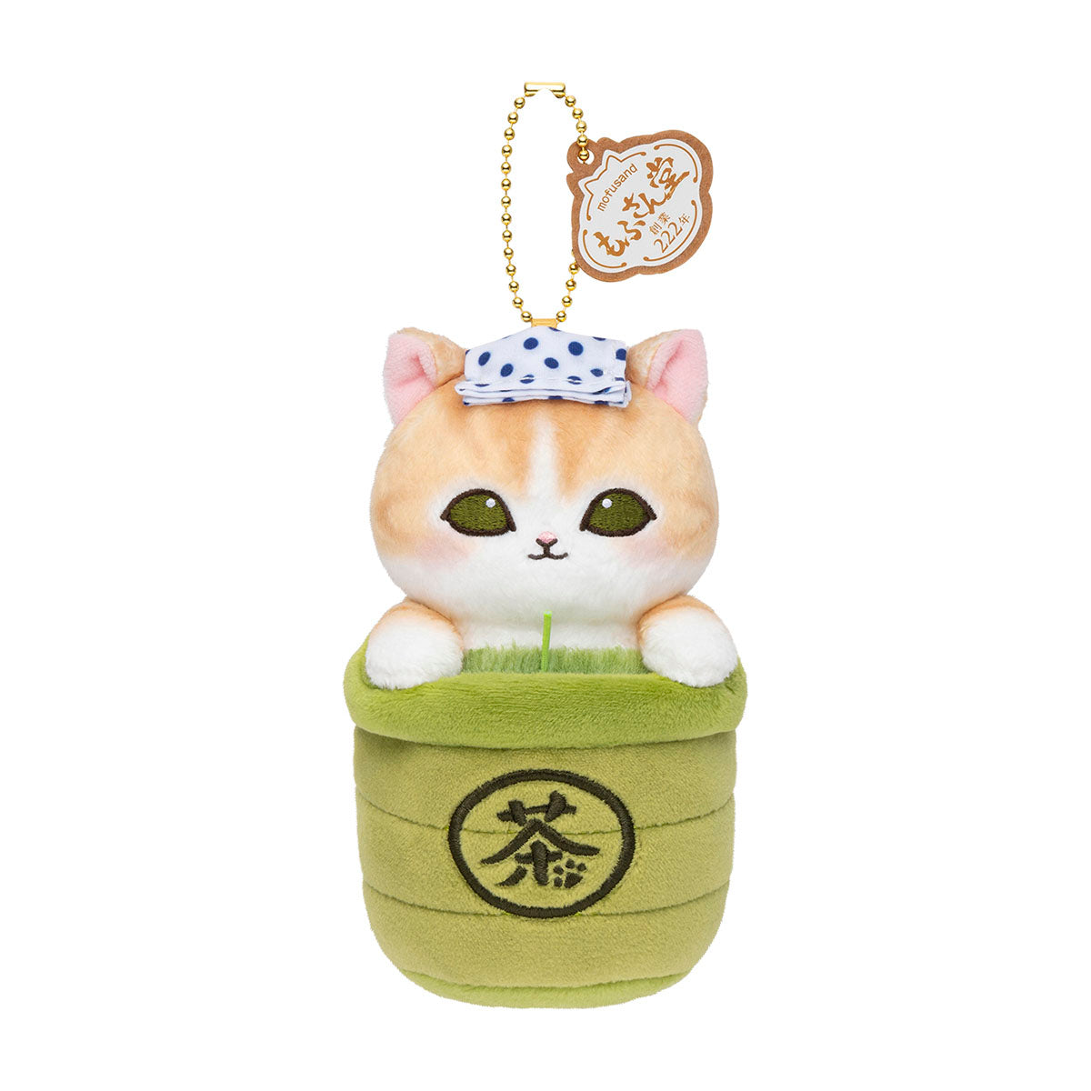 mofusand もふさん堂 和菓子にゃんマスコット(お茶)