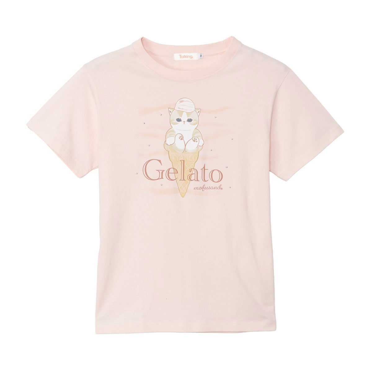 mofusand Tシャツ Gelato ペールピンク