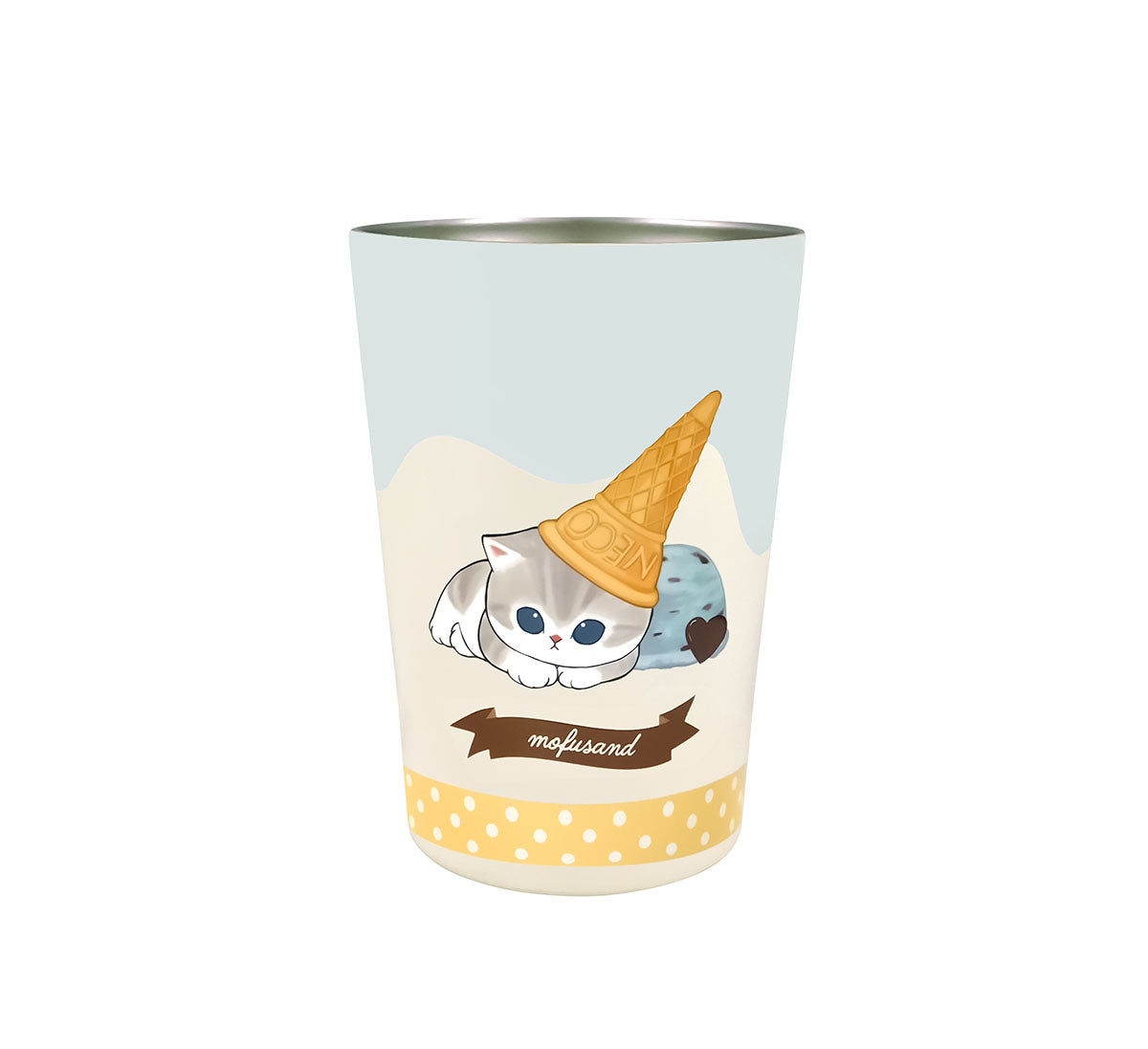 mofusand 2WAYタンブラー(アイスにゃん／コーン)