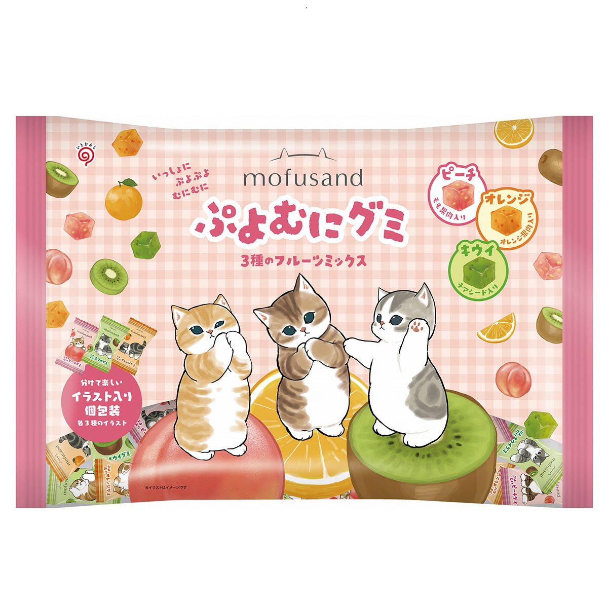 mofusand ぷよむにグミ 3種のフルーツミックス