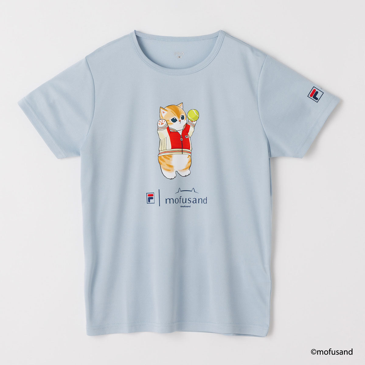 mofusand×FILA S／S T-shirts(SAX・BJ cat)