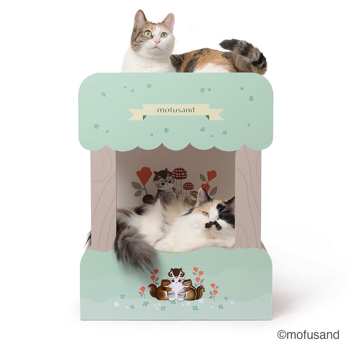 mofusand バリバリダイカット(猫の二段ベッド)