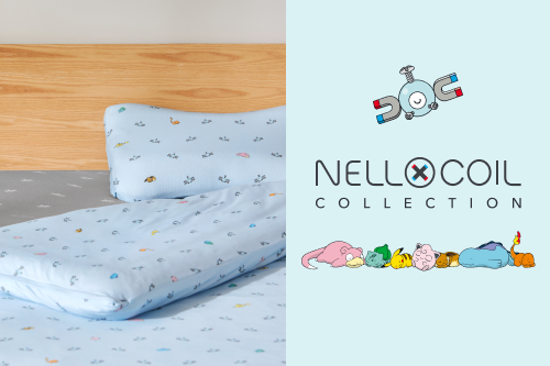 睡眠ブランドNELLから、コイルたちのシーツやルームウェア