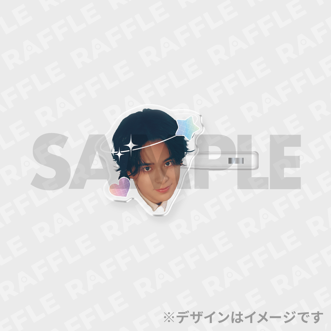 10% アクリルヘアクリップ