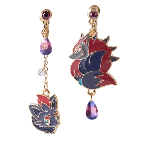 Pokémon accessory イヤリング116 ゾロア＆ゾロアーク