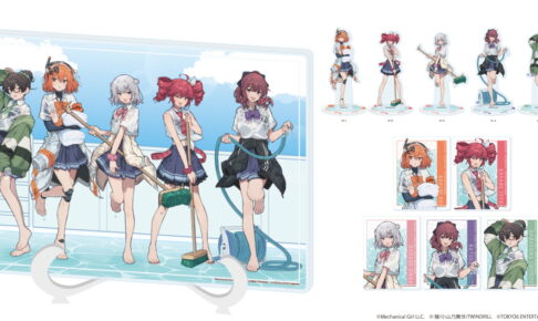 足立レイ×重音テト×TOKYO6「プール開き」グッズ 10月一般発売!