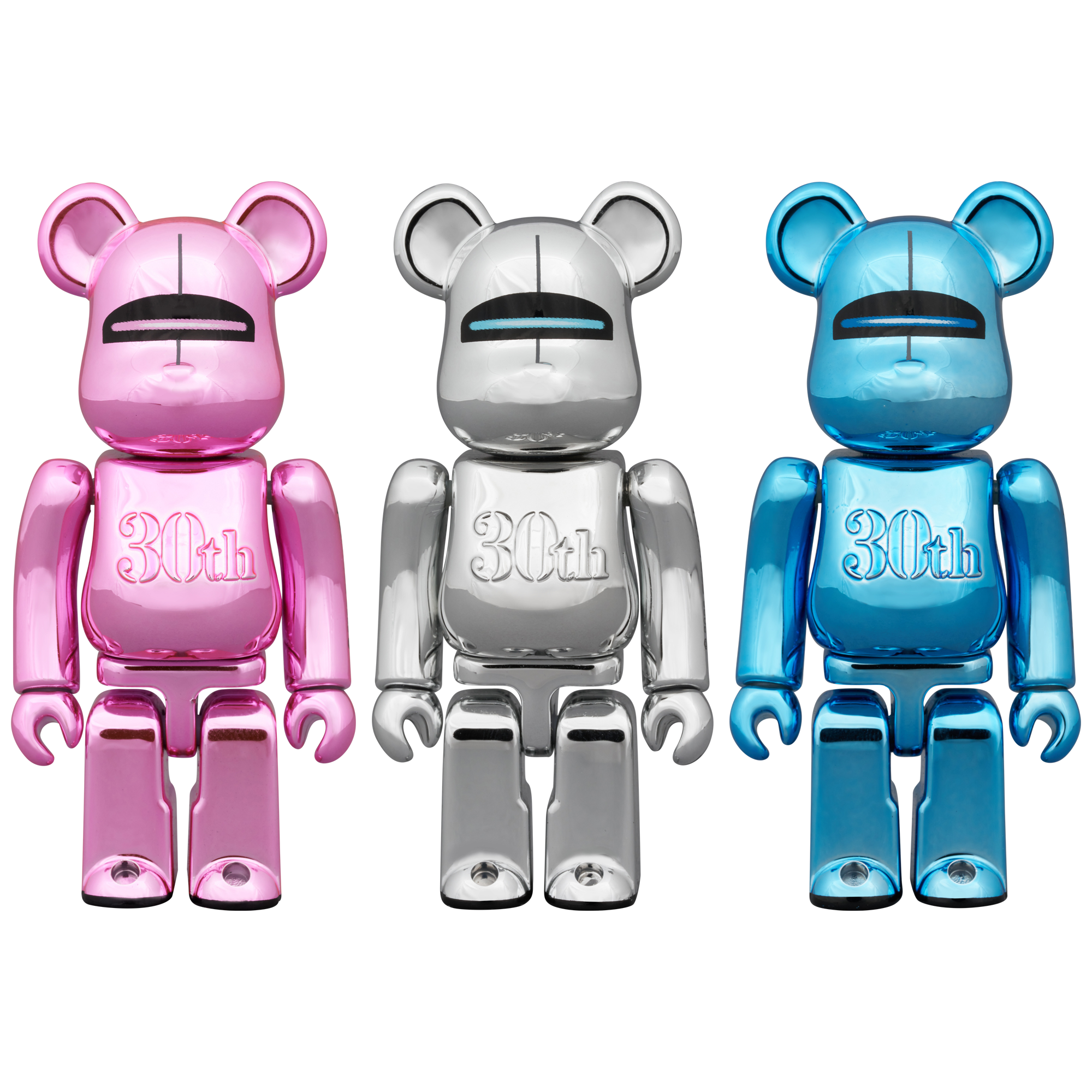 BE@RBRICK HAJIME SORAYAMA MEDICOM TOY 30th ANNIVERSARY Model 100％ 3PCS SET