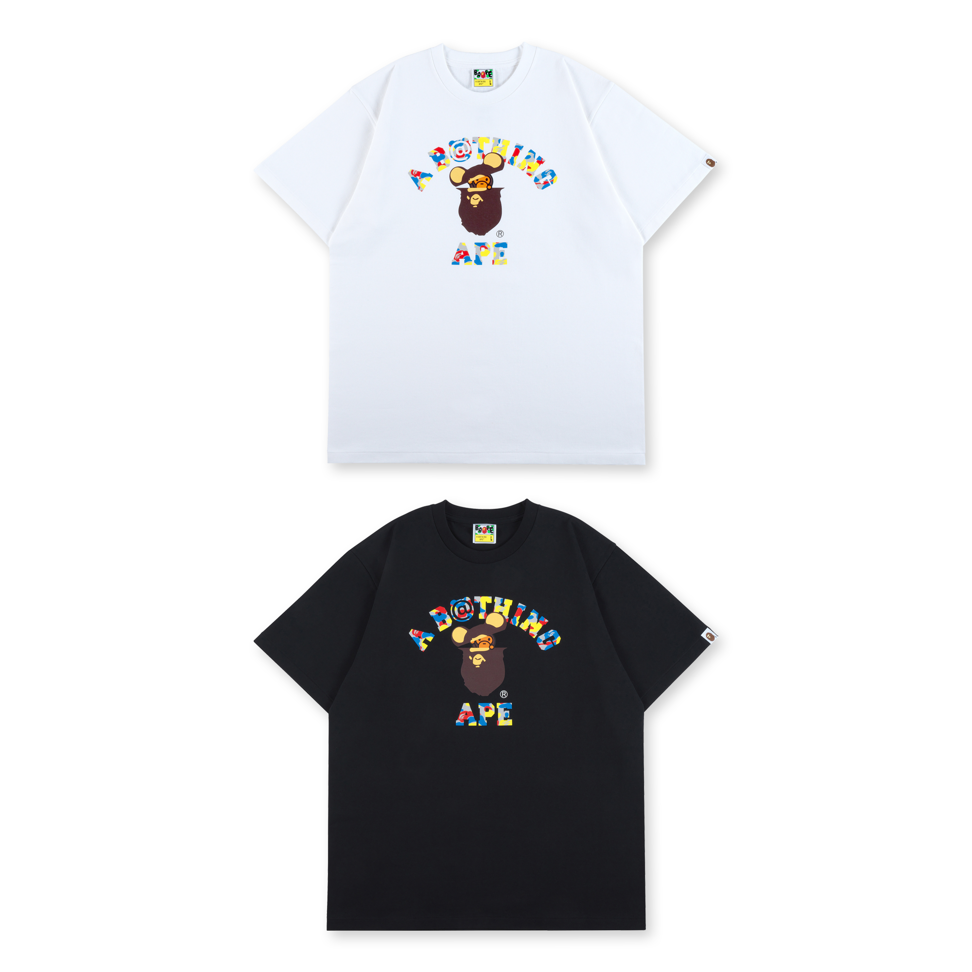 MCT 30th ANNIV. BAPE(R) CAMO BE@R TEE COLLEGE