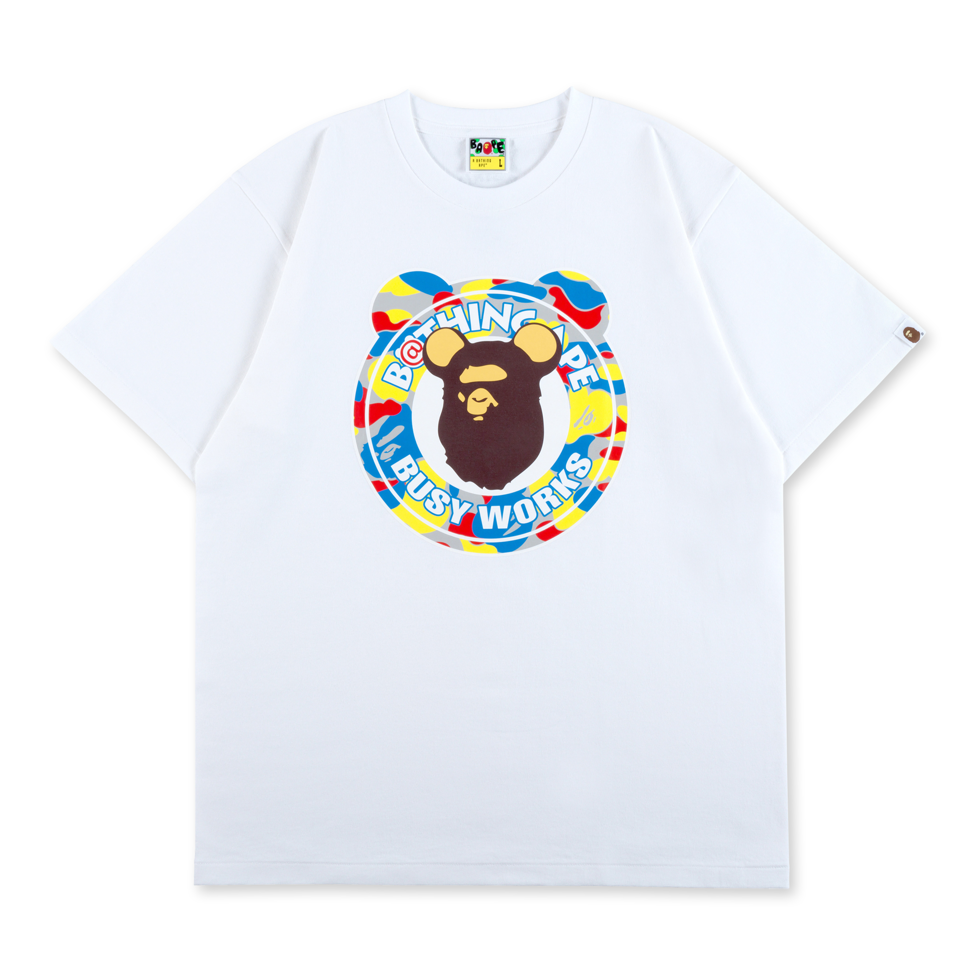 MCT 30th ANNIV. BAPE(R) CAMO BE@R TEE BUSY WORK