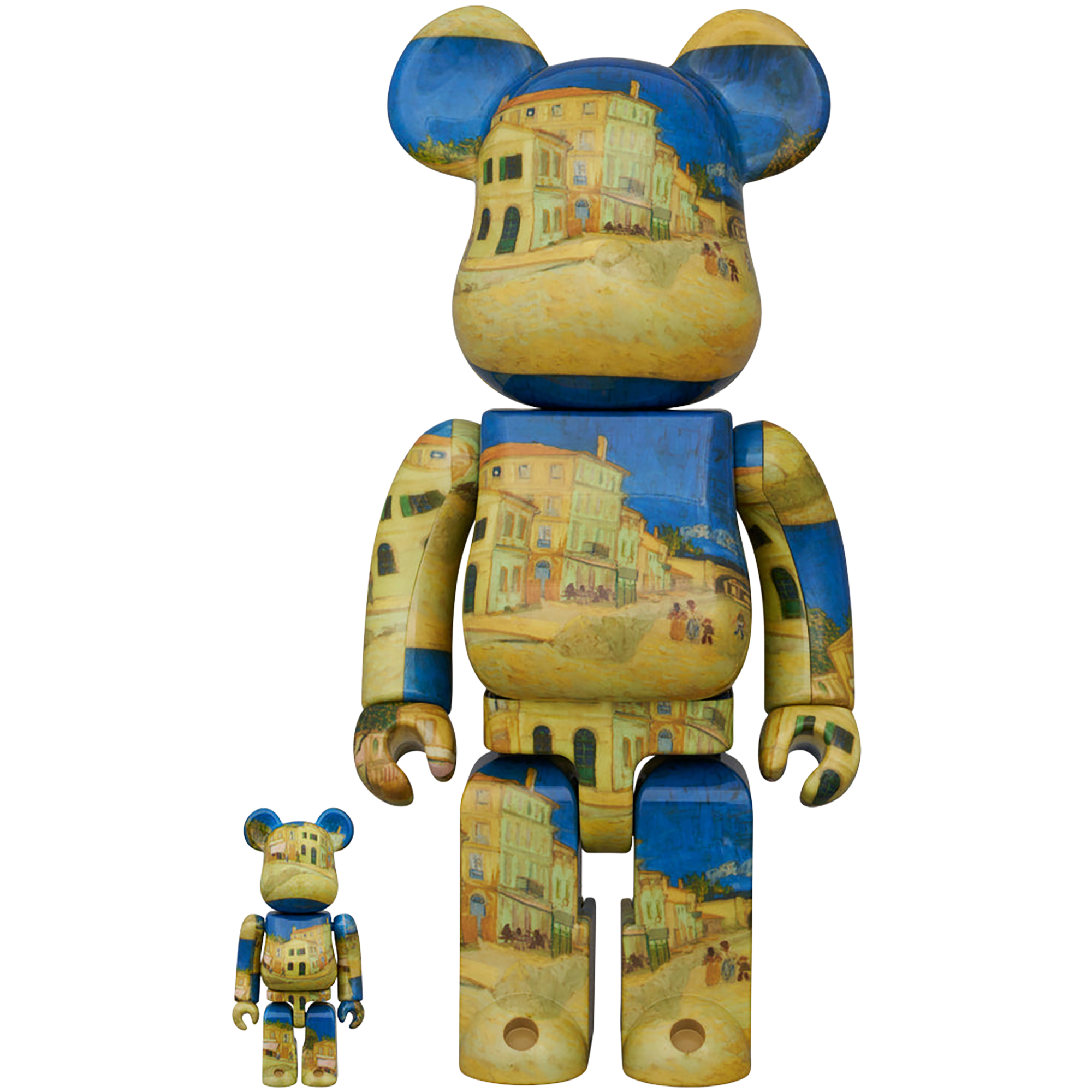 BE@RBRICK × Van Gogh Museum The Yellow House (The Street) 100％ & 400％