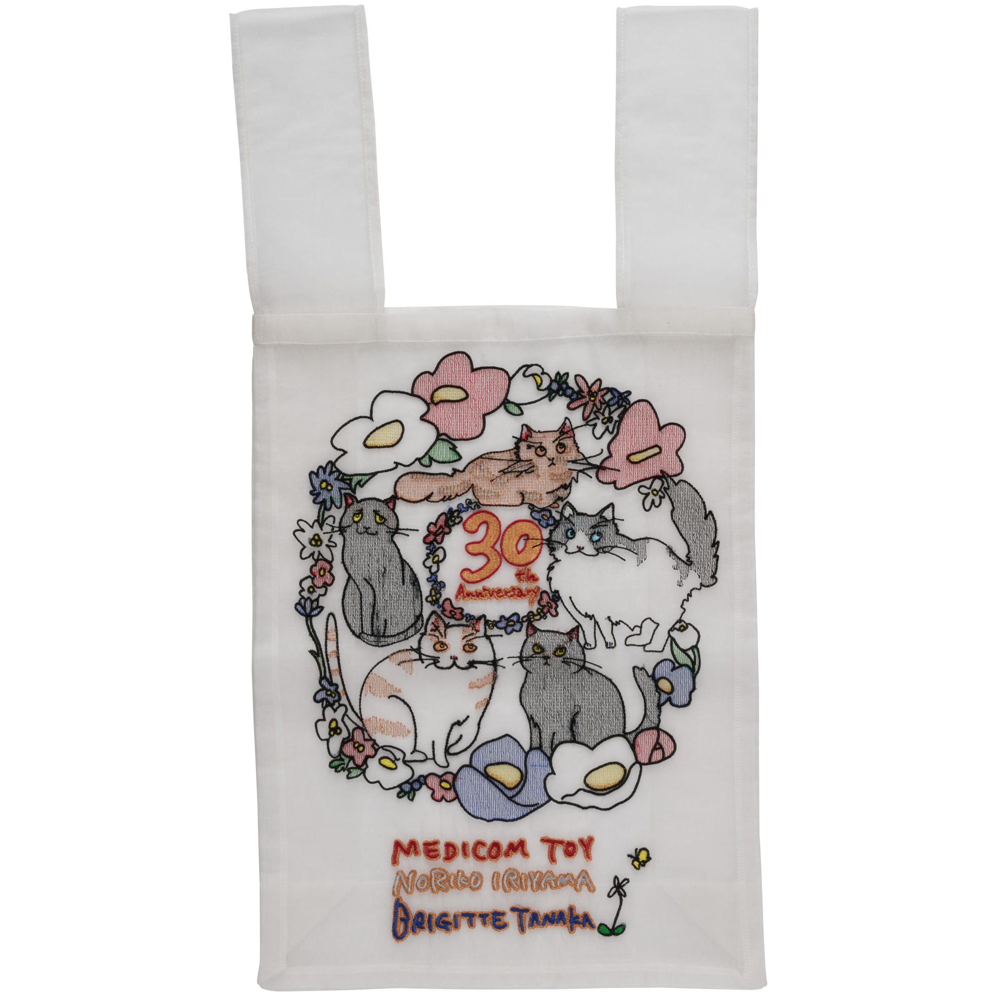 MCT 30th ANNIV. × Noriko Iriyama × Brigitte Tanaka TOTE（FIVE CATS）