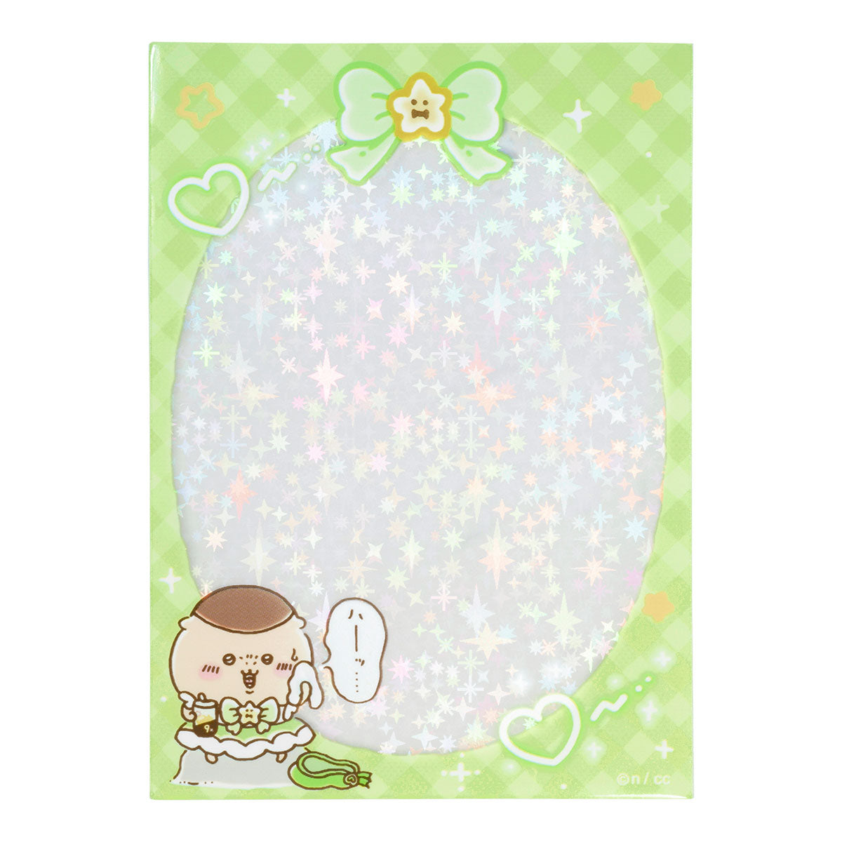 ちいかわ まじかるちいかわ ミニフォトが入るサイズのきらきらクリアスリーブ（くりまんじゅう）