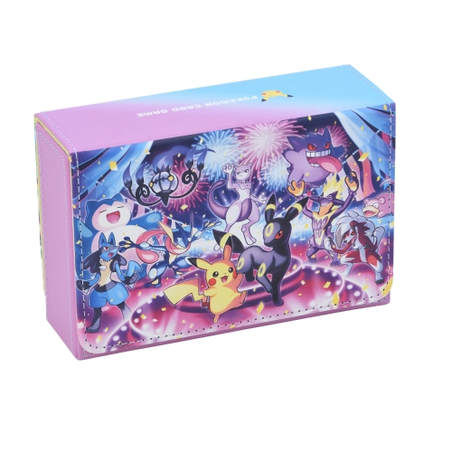 ポケモンカードゲーム フリップダブルデッキケース みんなでおいわい