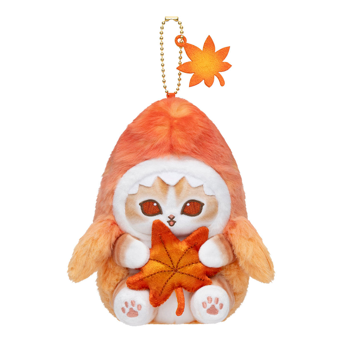 mofusand ぽてぽてサメにゃんマスコット(紅葉色)