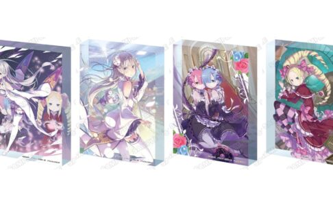 リゼロ 原作初期の表紙を使用 アクリルブロック&カード 12月発売