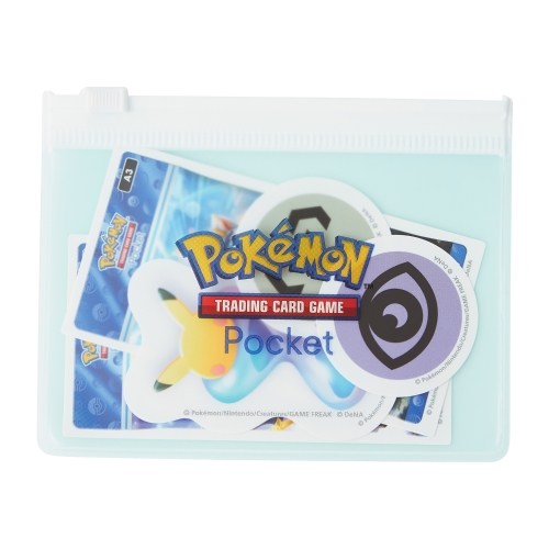 ポーチ入りステッカー Pokémon Trading Card Game Pocket 拡張パック「双天の守護者 ソルガレオ」「双天の守護者 ルナアーラ」