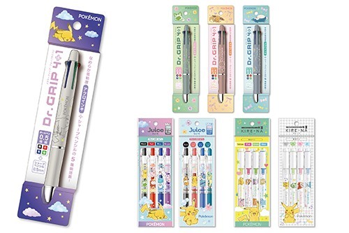 ショウワノートから、Dr. GRIP 4+1・ジュース・キレーナのペンセット