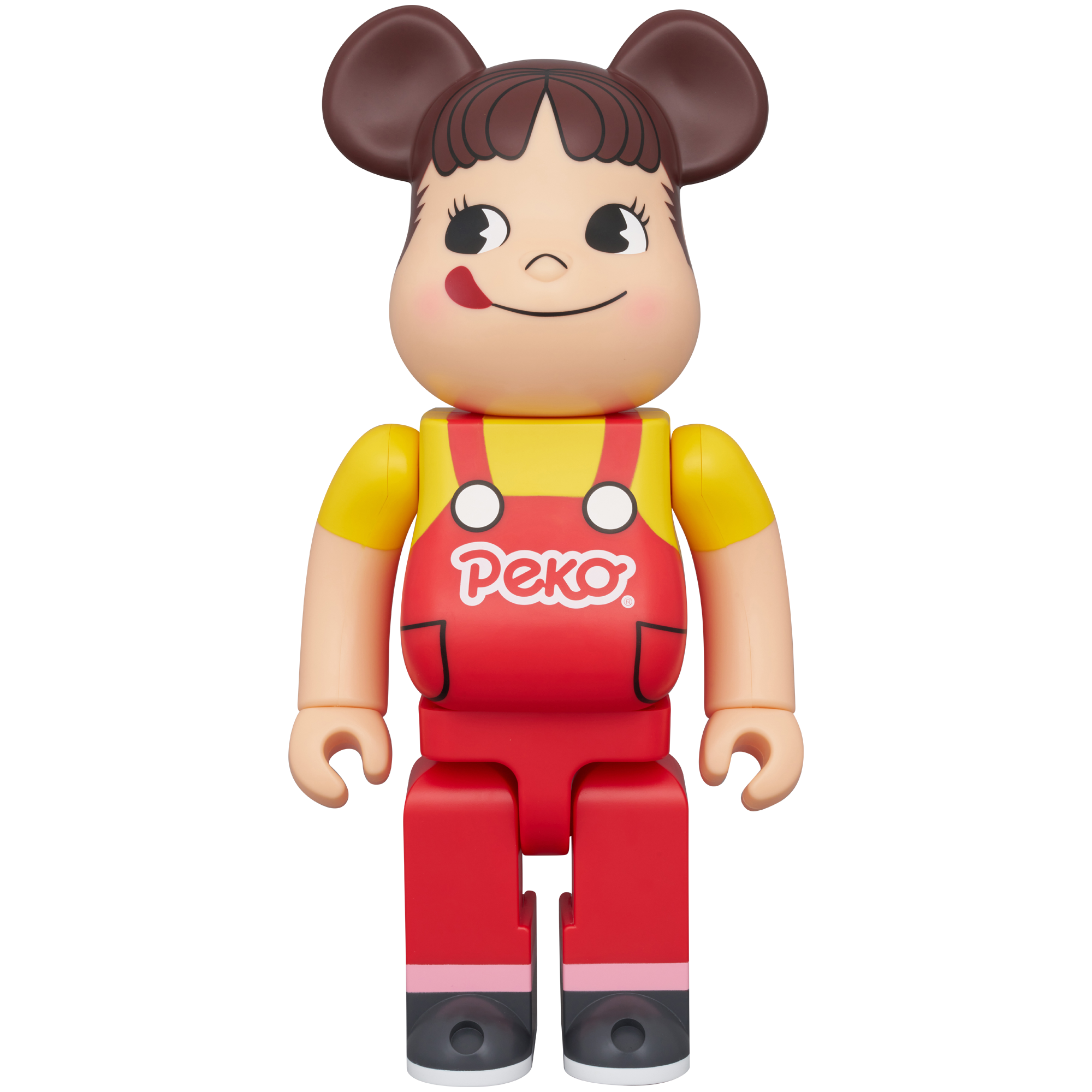 BE@RBRICK ペコちゃん（オーバーオール）赤 400％