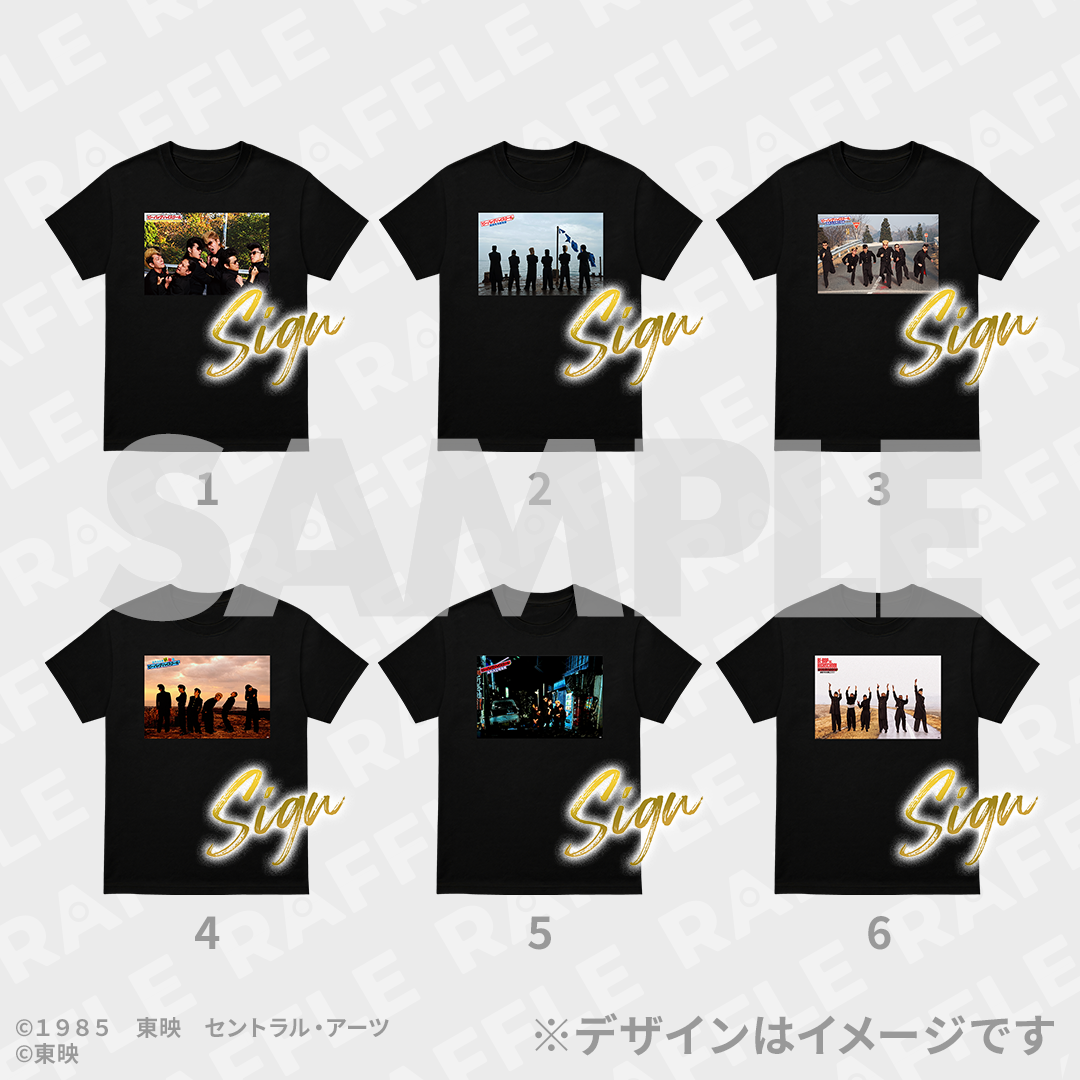 0.5% 【選べる！メンバー全員の直筆サイン入り！】名場面再現Tシャツ