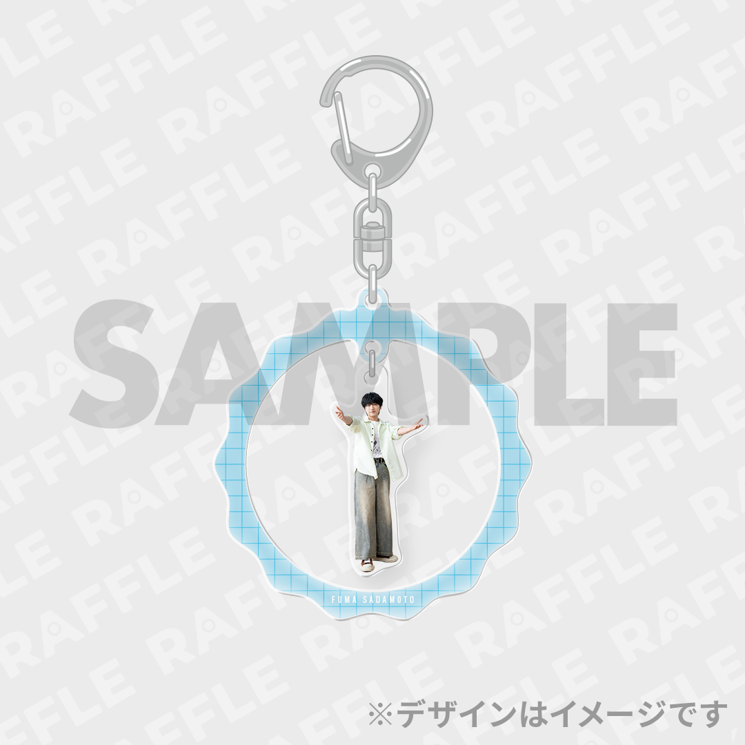 10% ゆらゆらアクリルキーホルダー