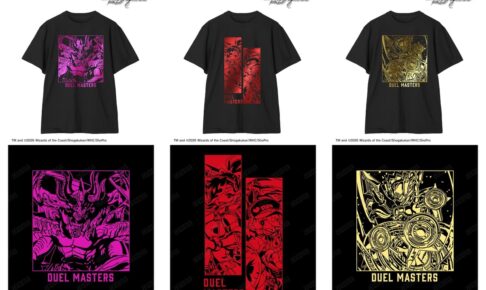 デュエマ 深淵の逆転撃などを箔プリント! 新作Tシャツ全3種が発売