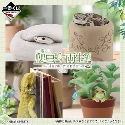 一番くじ 爬虫類＆両生類～Tiny Friends～vol.3